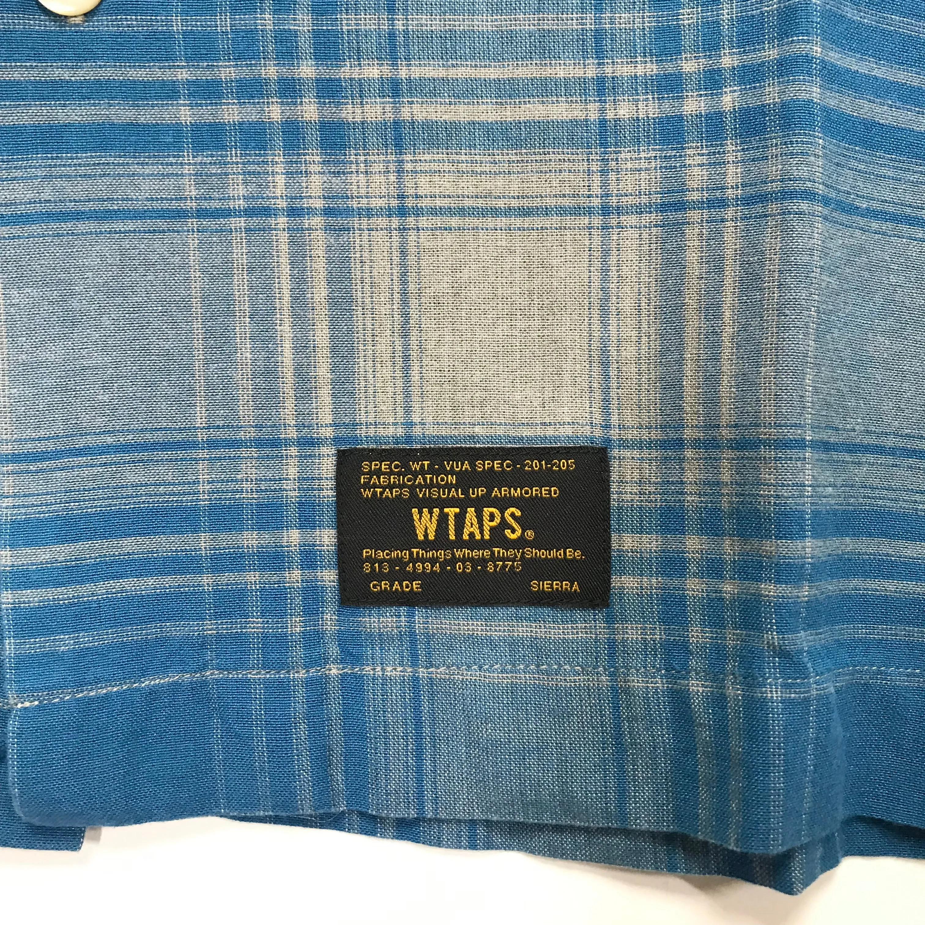 [S] WTaps Vatos L/S Shirt Blue