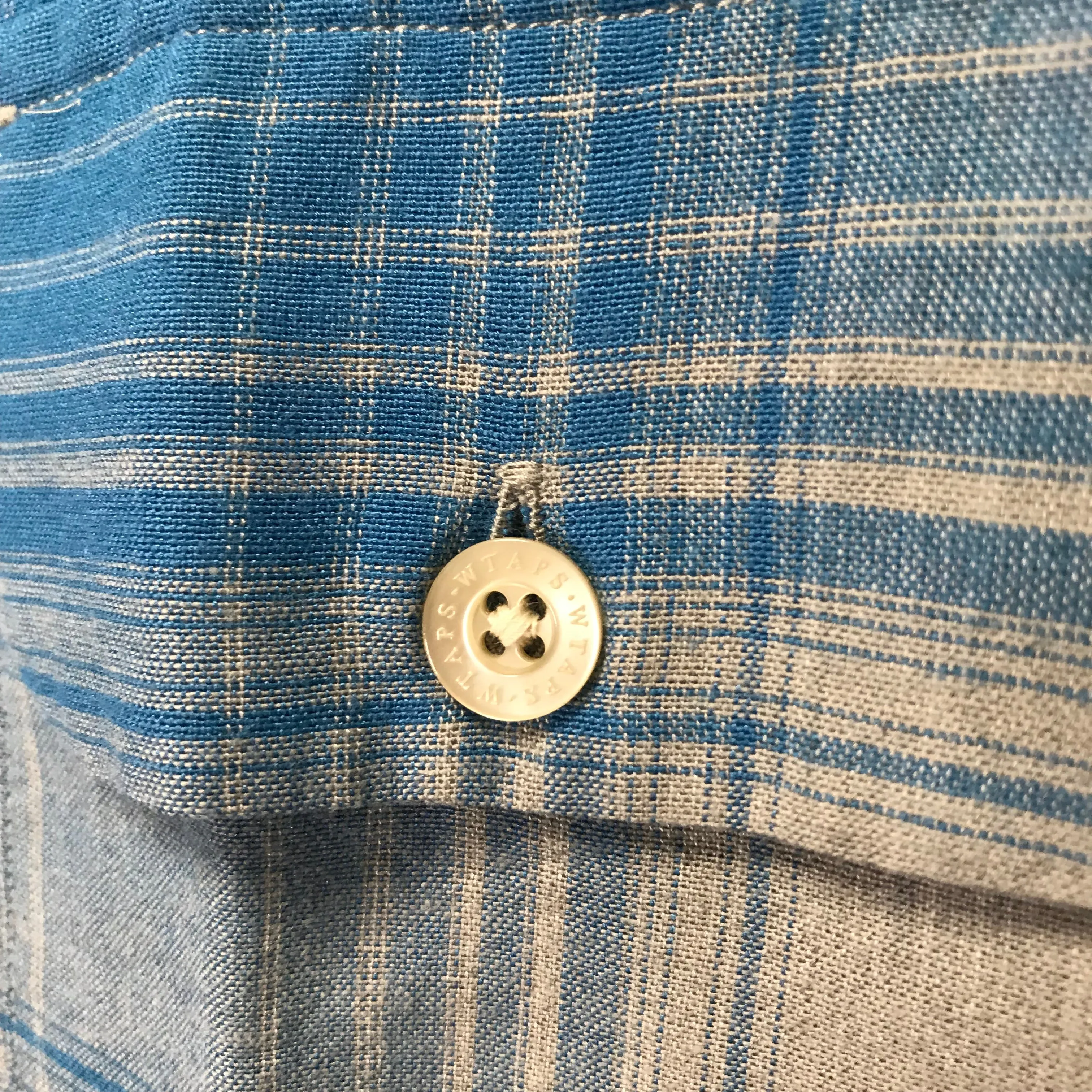 [S] WTaps Vatos L/S Shirt Blue