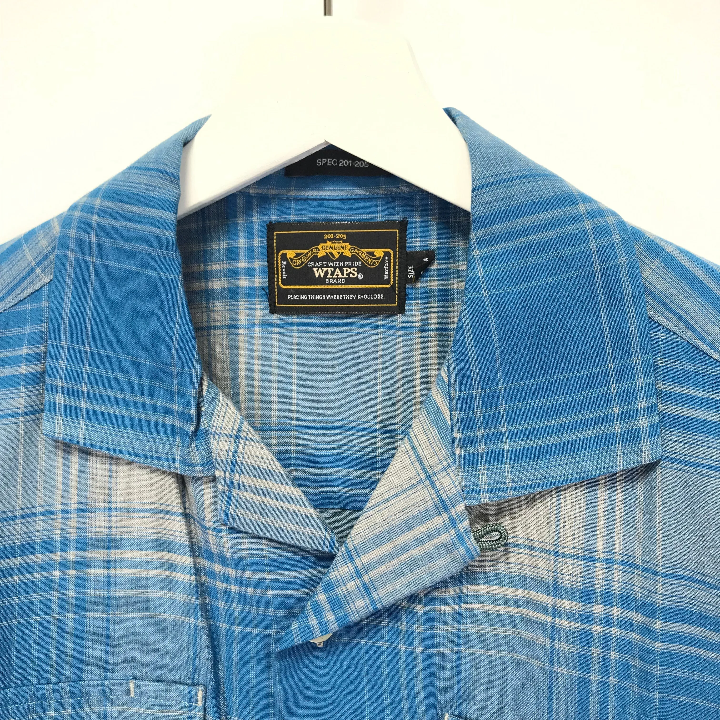 [S] WTaps Vatos L/S Shirt Blue