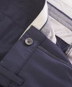 SAKS FIFTH AVE - Navy Blue CASHMERE/WOOL 5-Pocket Pants - 36W