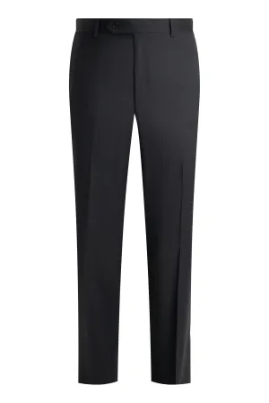 SAMUELSOHN CHARCOAL SMART WOOL TROUSERS