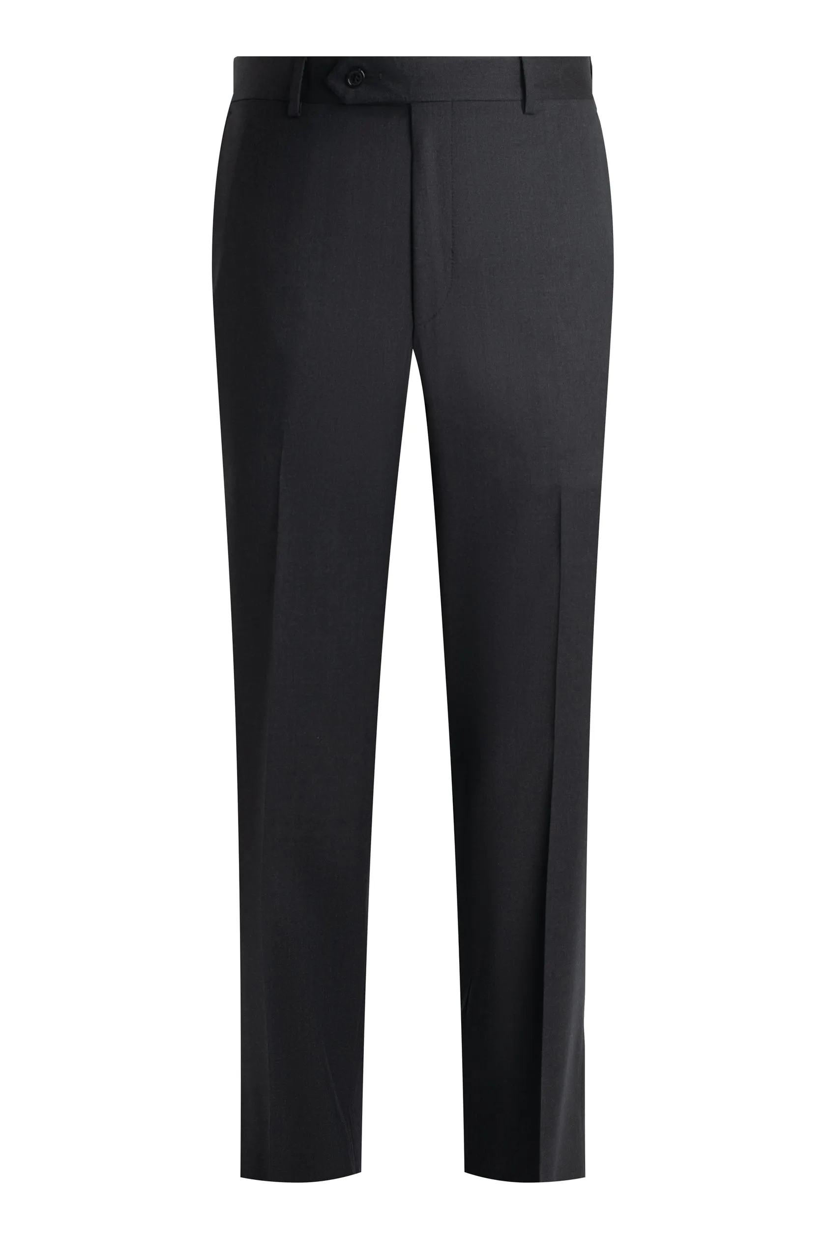 SAMUELSOHN CHARCOAL SMART WOOL TROUSERS