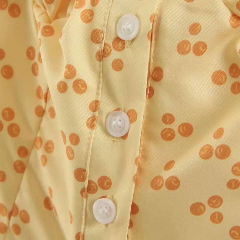 Shirts and courtesies vintage bubble cuff single-breasted cardigan