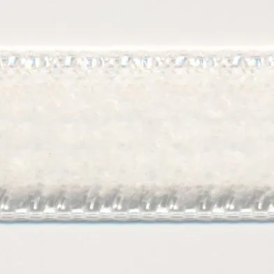 Single-Face Velveteen Ribbon #00 Ecru
