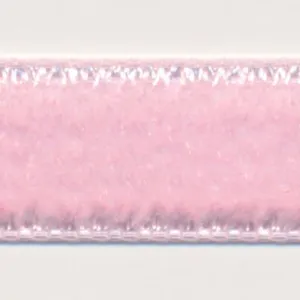 Single-Face Velveteen Ribbon #157 Shell Pink