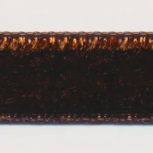 Single-Face Velveteen Ribbon #74 Smoke Brown