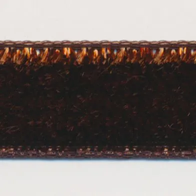 Single-Face Velveteen Ribbon #74 Smoke Brown