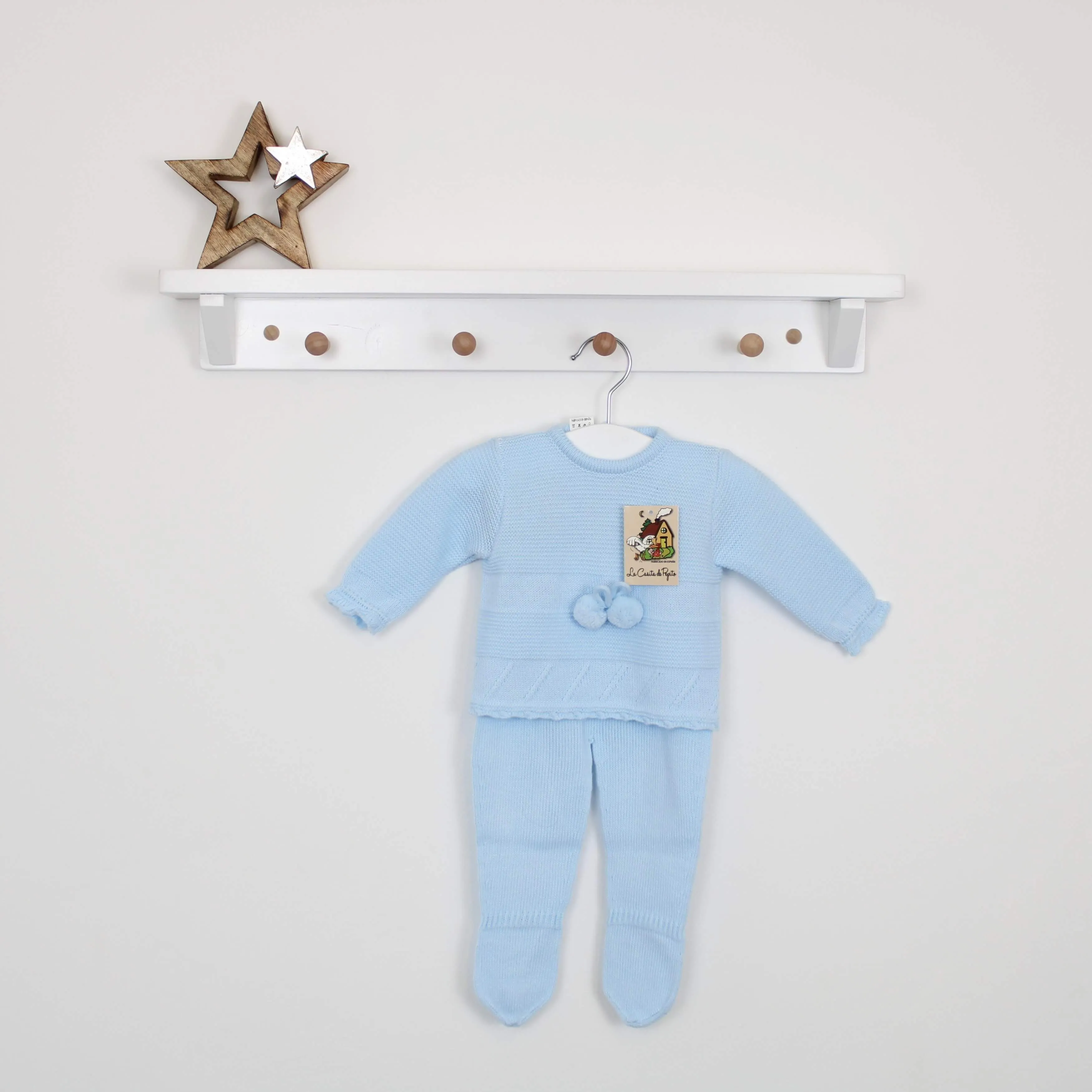 Sky Heavy Knit 3 Piece Set