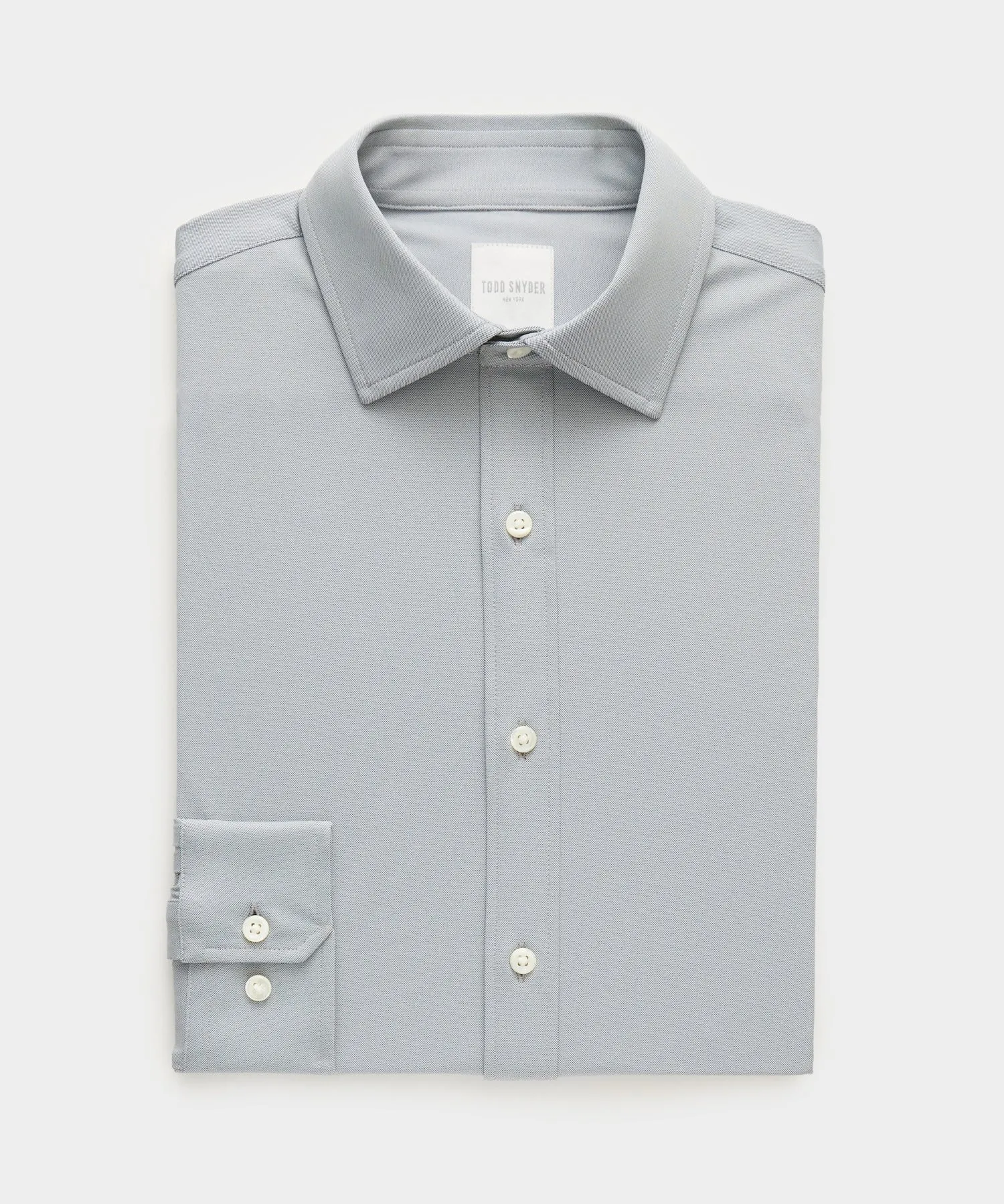 Slim Fit Stretch Knit Dress Shirt