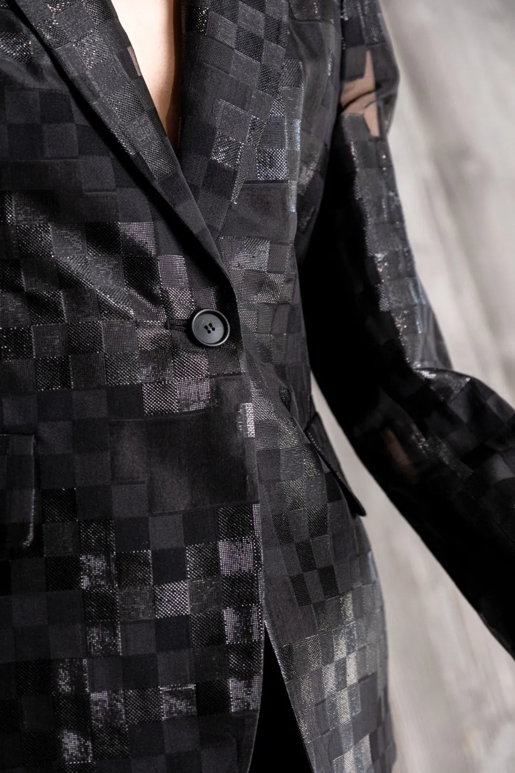 Square Jacquard Jacket