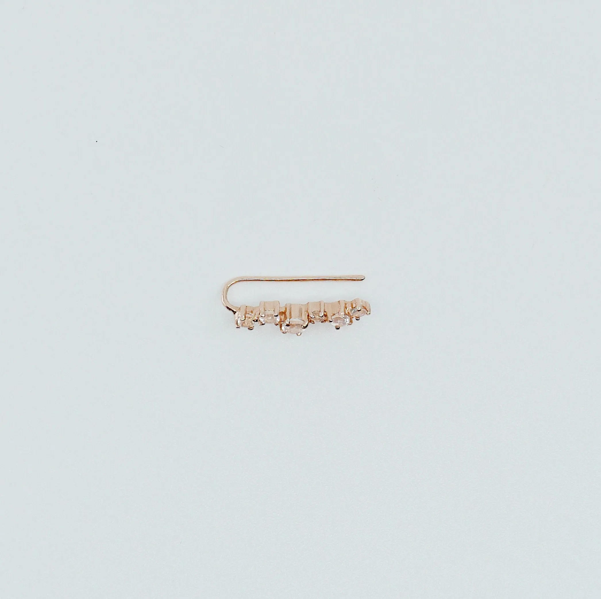 Stardust Moonstone Ear Climber
