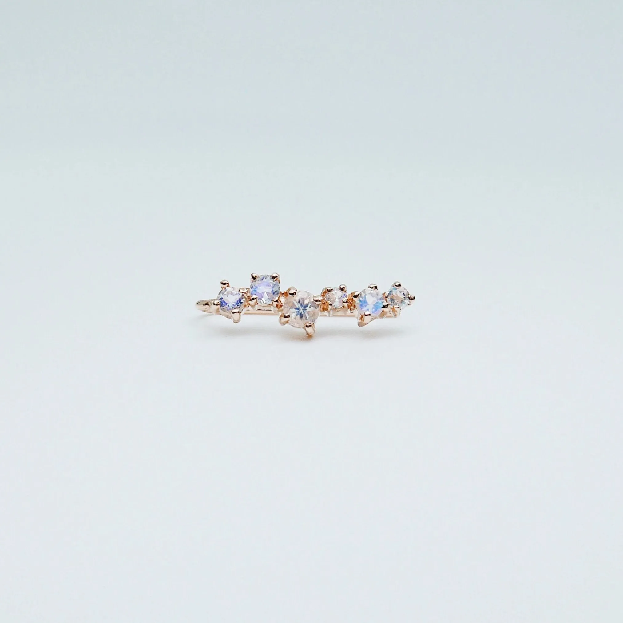 Stardust Moonstone Ear Climber