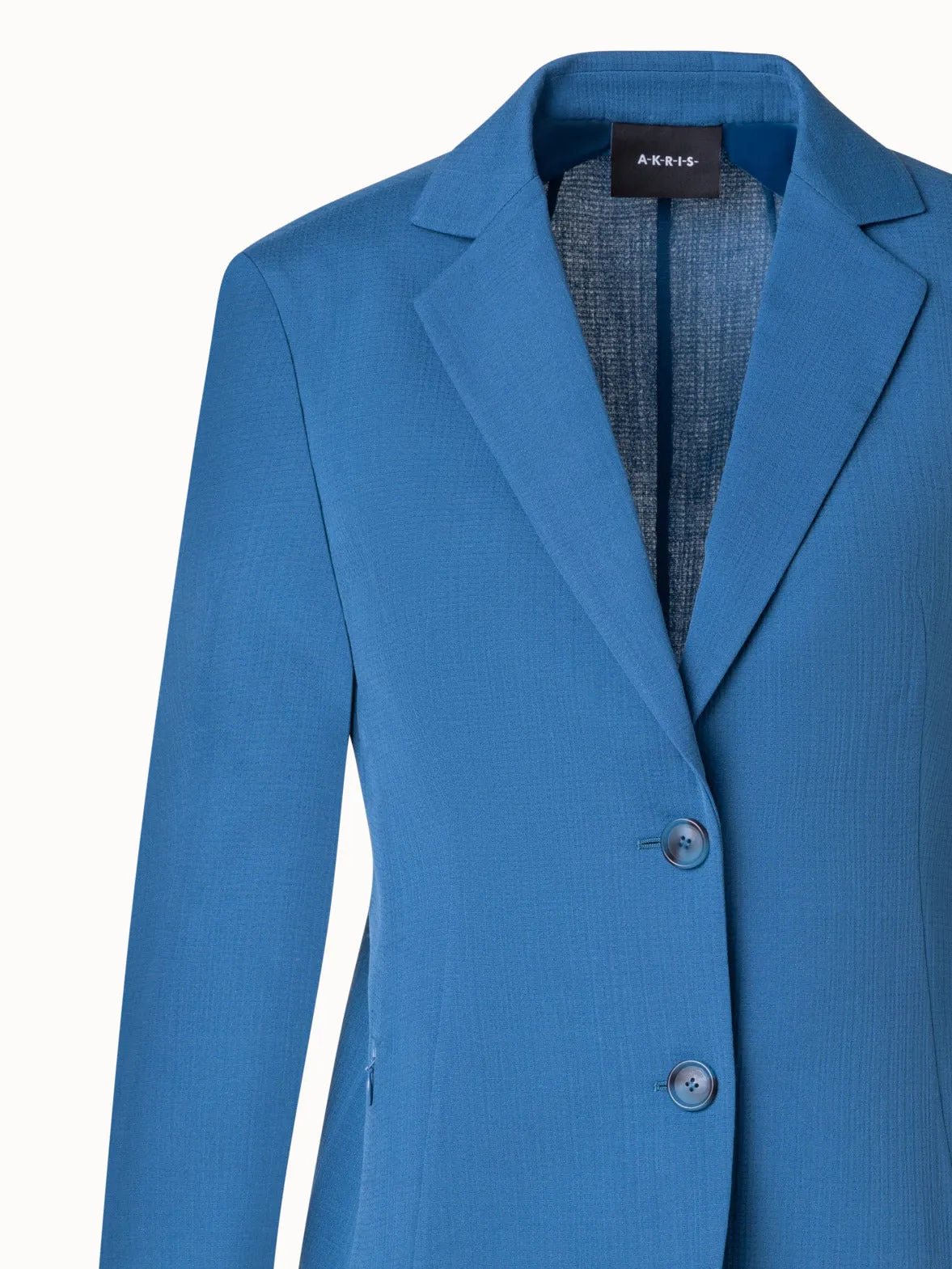 Structured Cotton Silk Double-Face Jacket