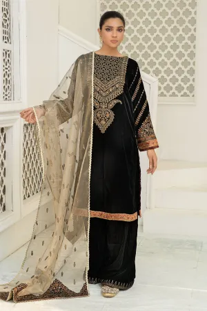 Suit Black SF-W22-07 | Maria B Ready to Wear