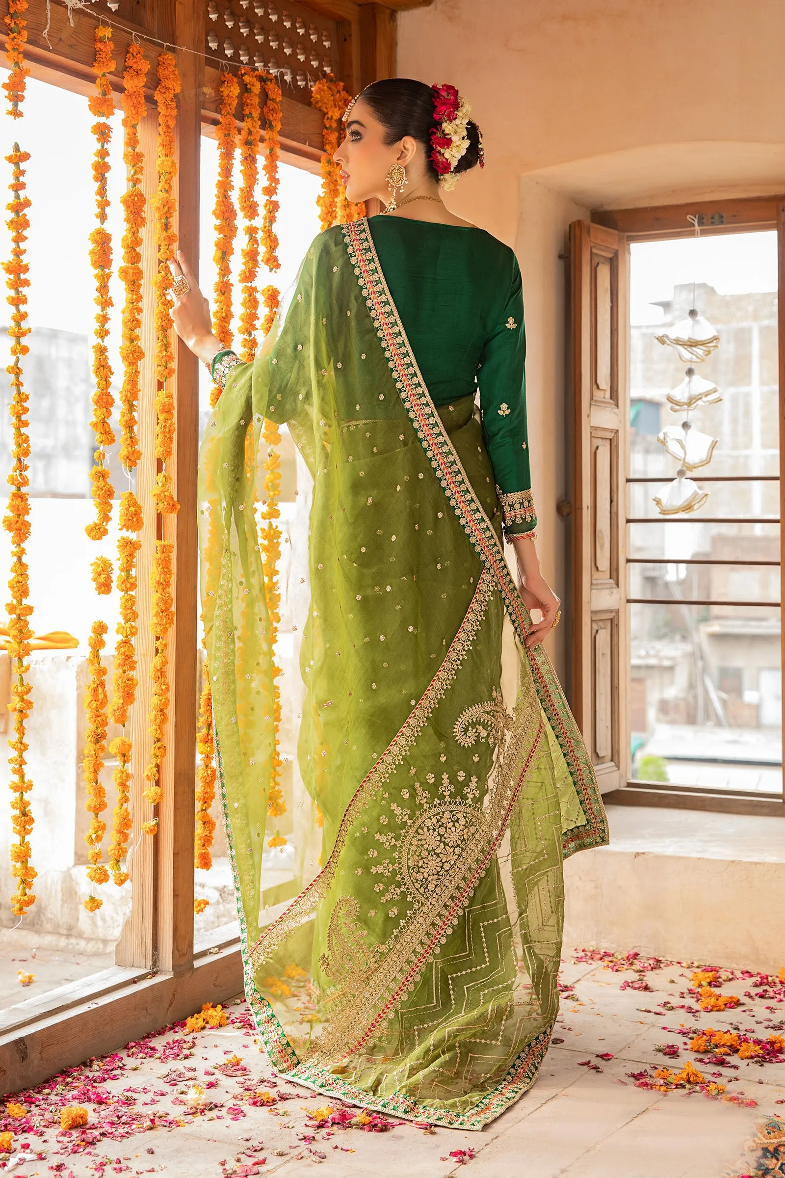 Suit Green SF-W22-20 | Maria B Ready to Wear