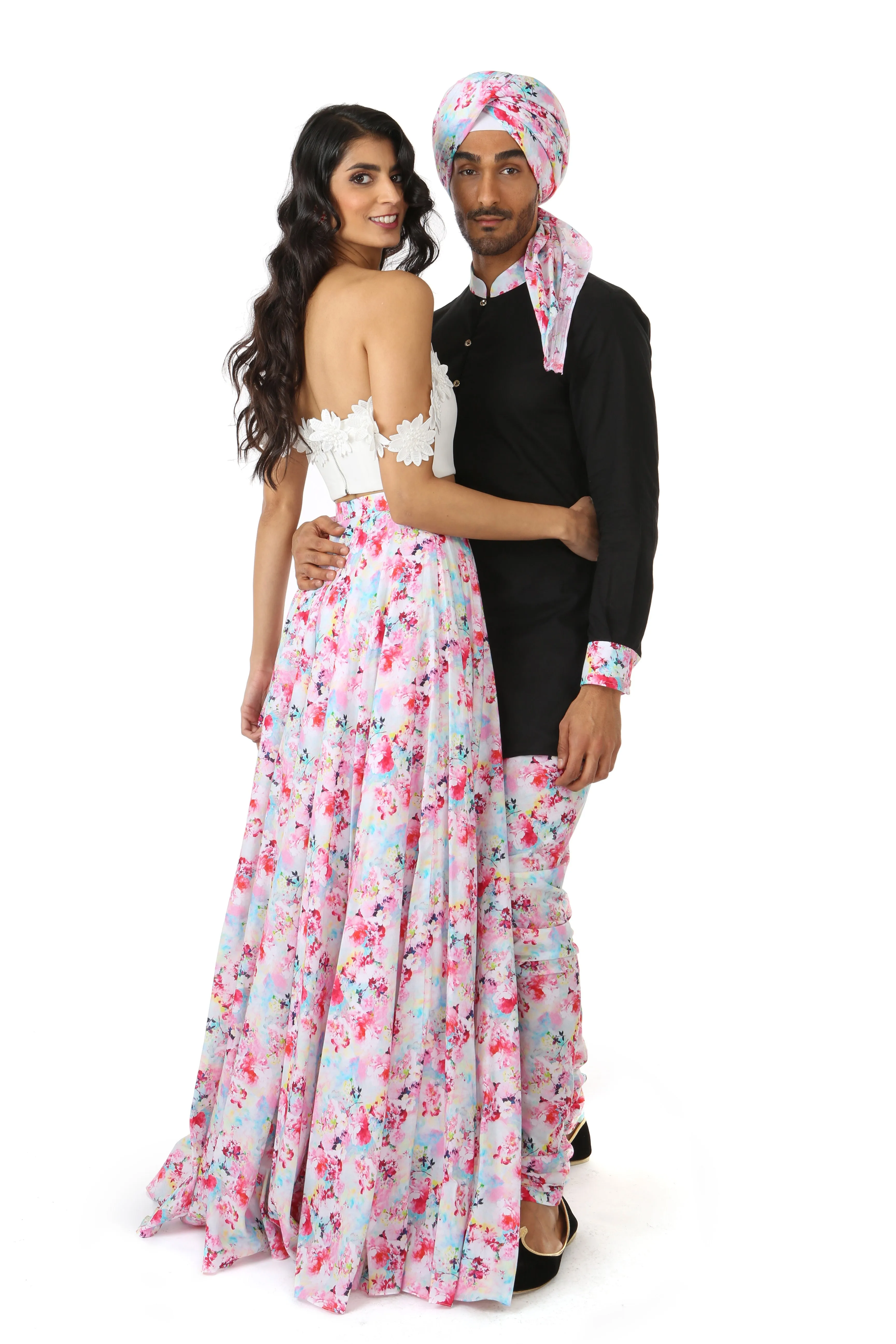 SUMEET Floral Cuffed Shirt (Sample)