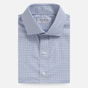 The Navy Blue Keel Performance Twill Custom Shirt