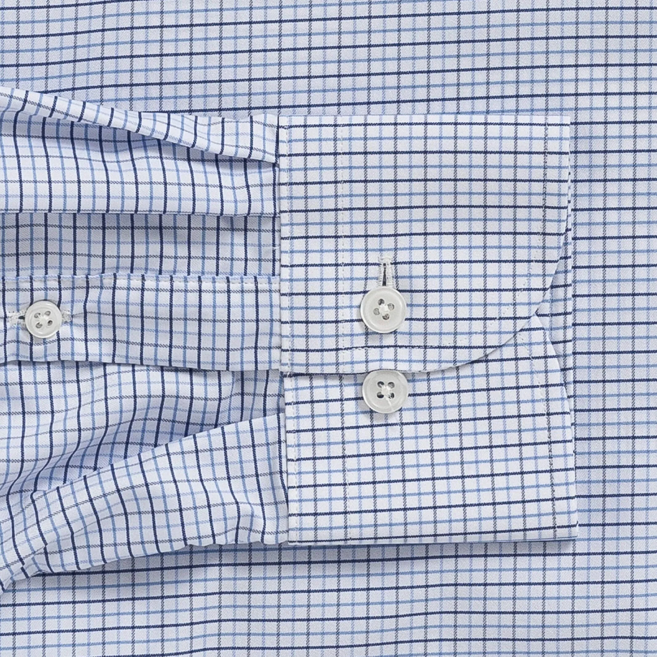 The Navy Blue Keel Performance Twill Custom Shirt