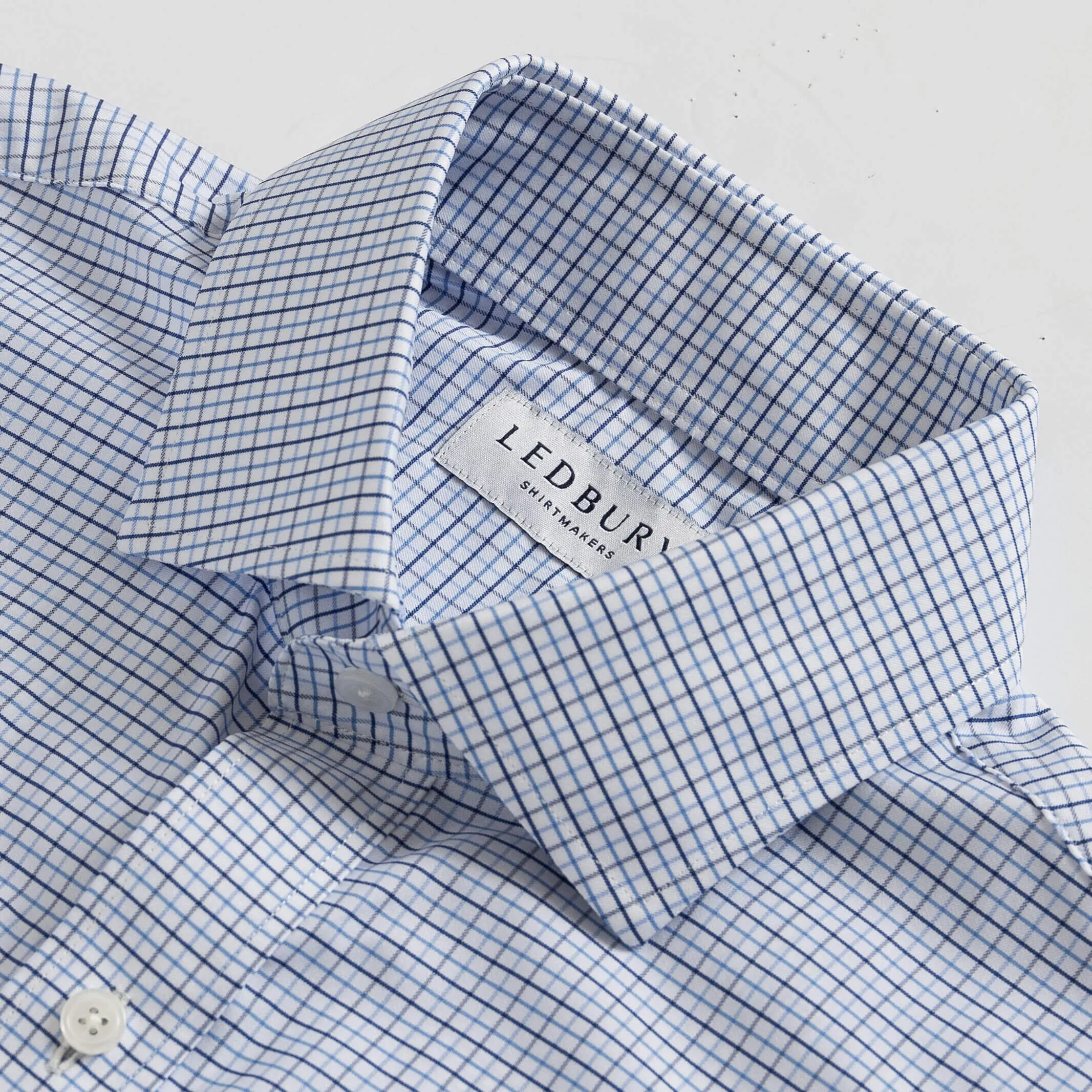 The Navy Blue Keel Performance Twill Custom Shirt
