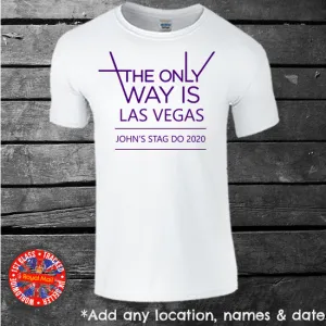 The Only Way Is Essex Style Personalised Stag Do T-shirt