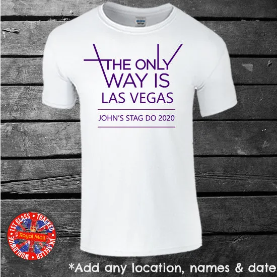 The Only Way Is Essex Style Personalised Stag Do T-shirt