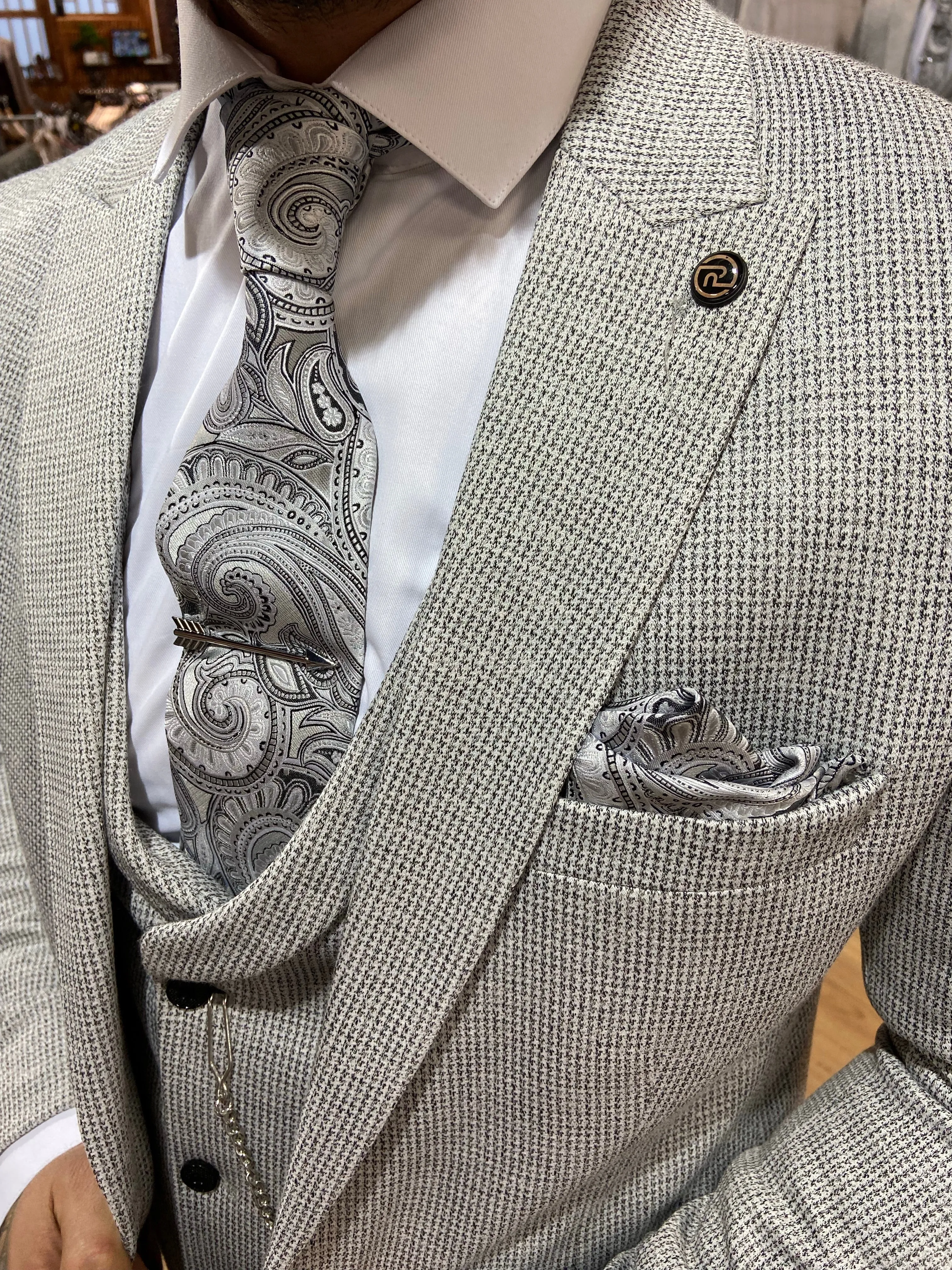 Titan - Grey 3 Piece Suit