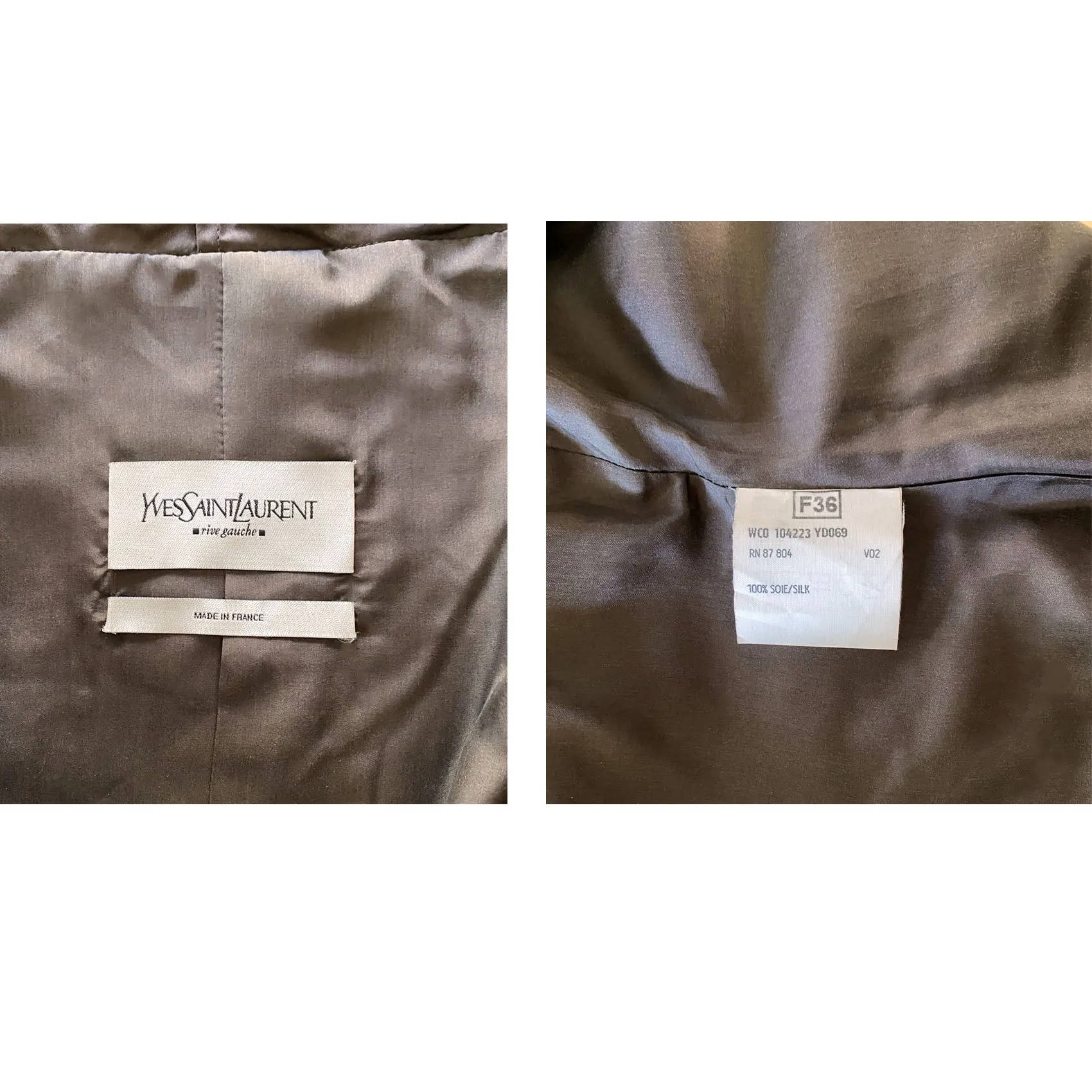 Tom Ford for Yves Saint Laurent A/W 2002 Runway Silk Skirt Suit