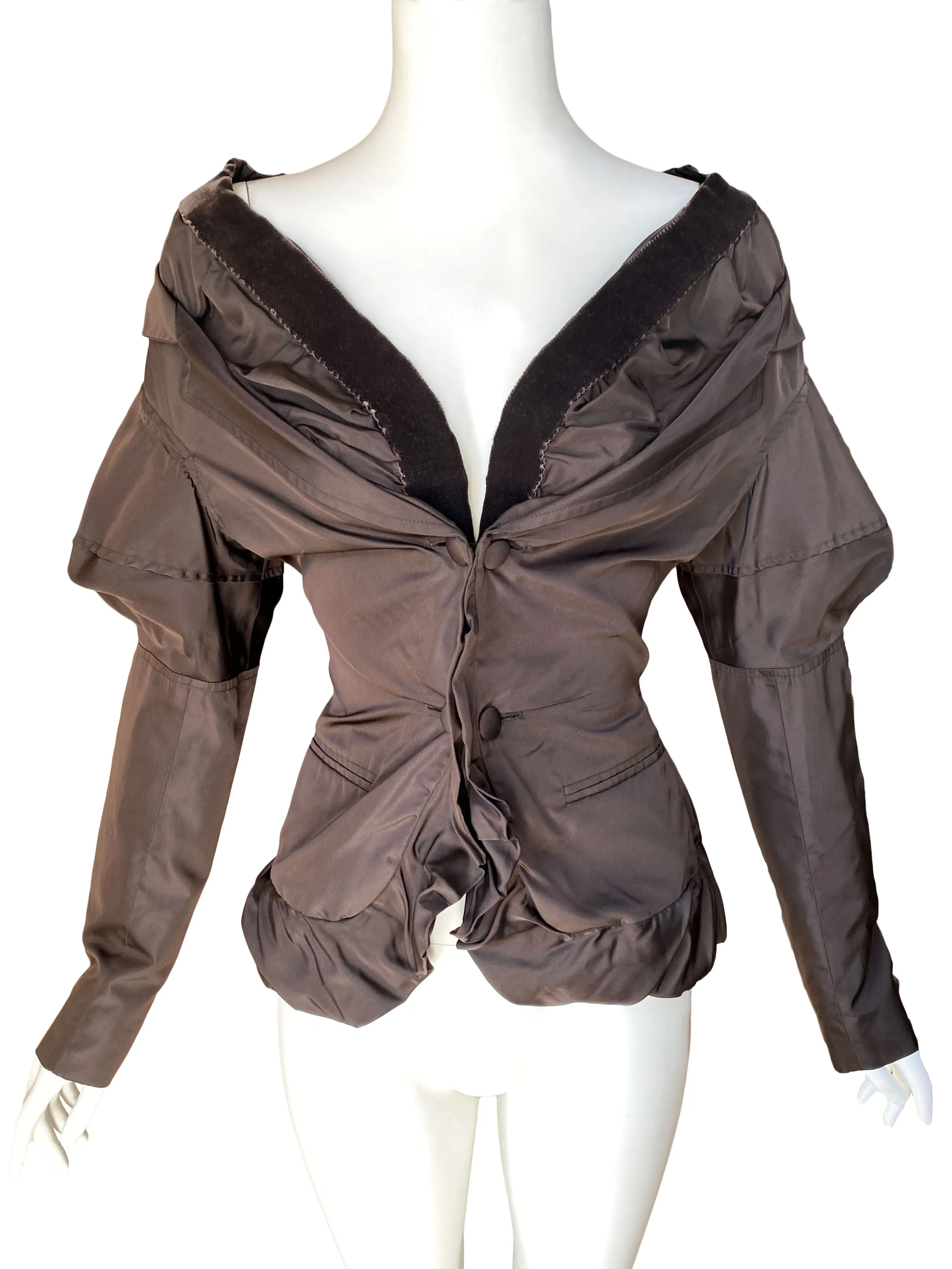 Tom Ford for Yves Saint Laurent A/W 2002 Runway Silk Skirt Suit