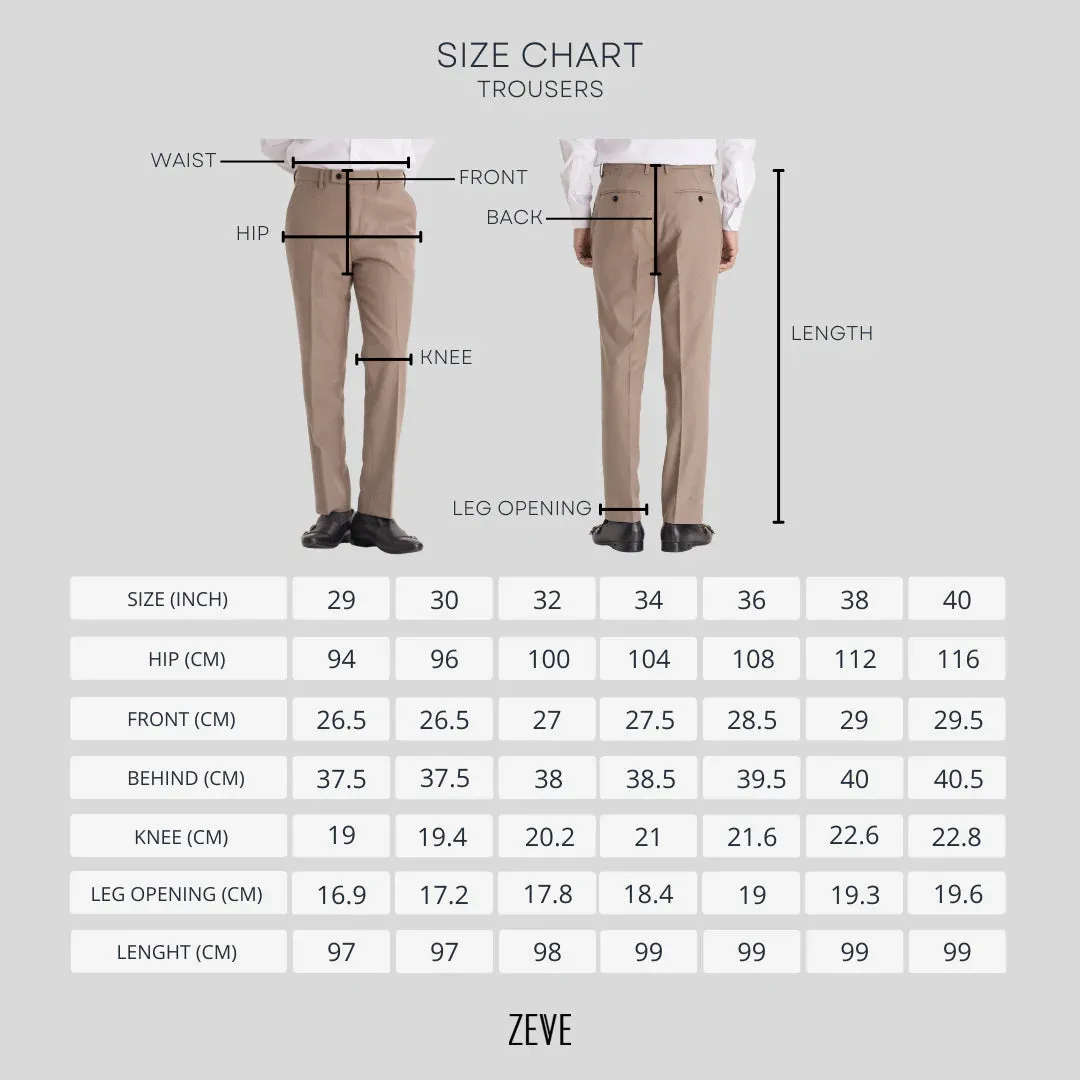 Trousers With Belt Loop - Pure White (Slim Straight)
