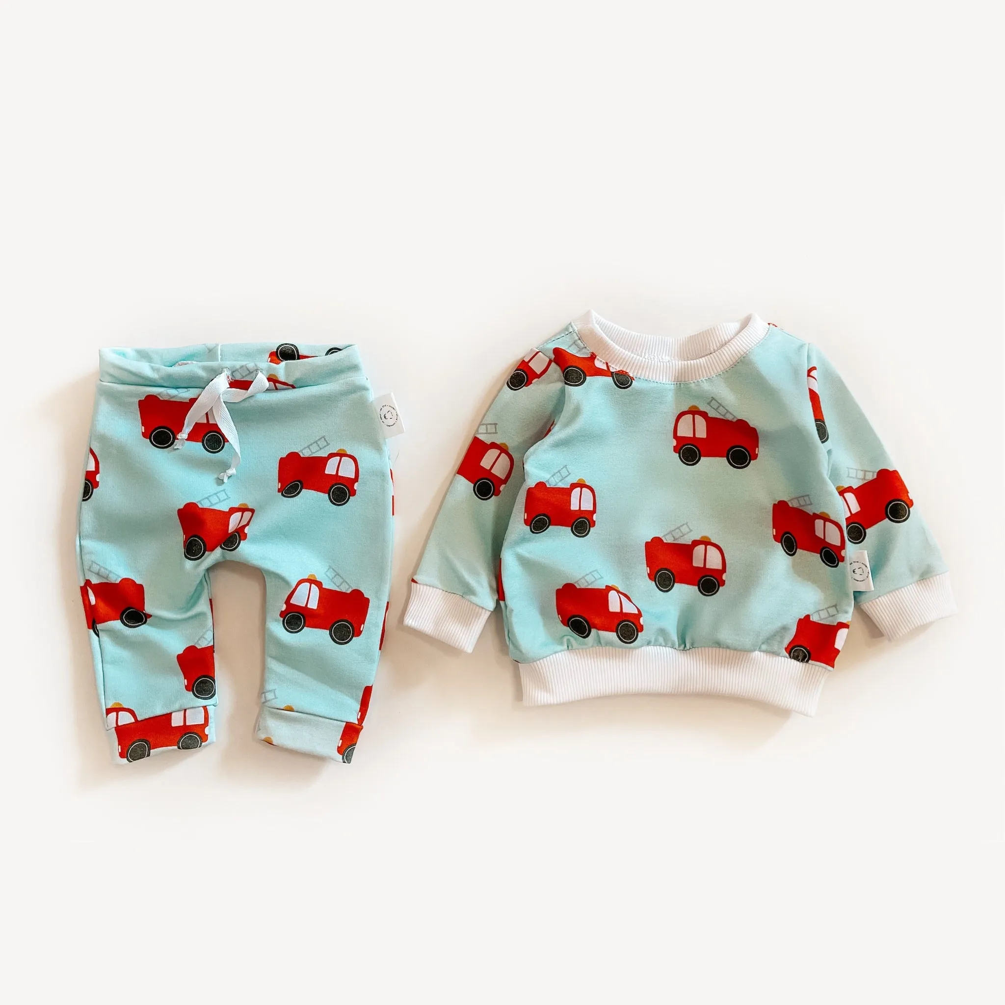 Trousers with Firetrucks