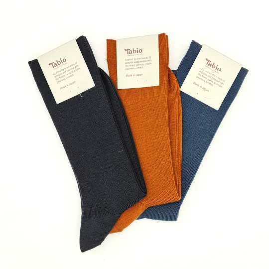 Ultrafine Wool 1 x 1 Rib Crew Socks