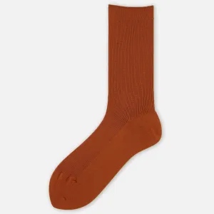 Ultrafine Wool 1 x 1 Rib Crew Socks
