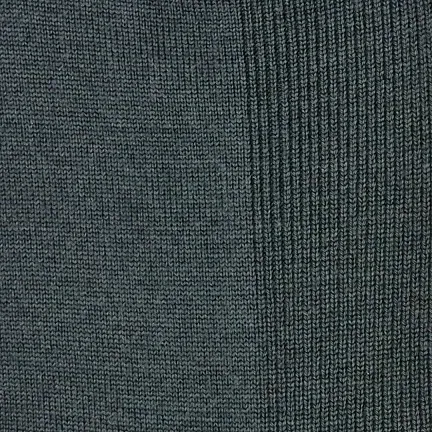 Ultrafine Wool 1 x 1 Rib Crew Socks