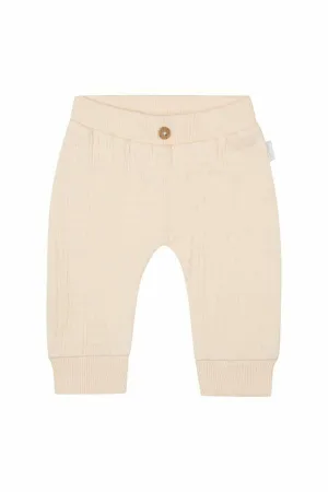 Unisex Regular Fit Pant- Butter Cream