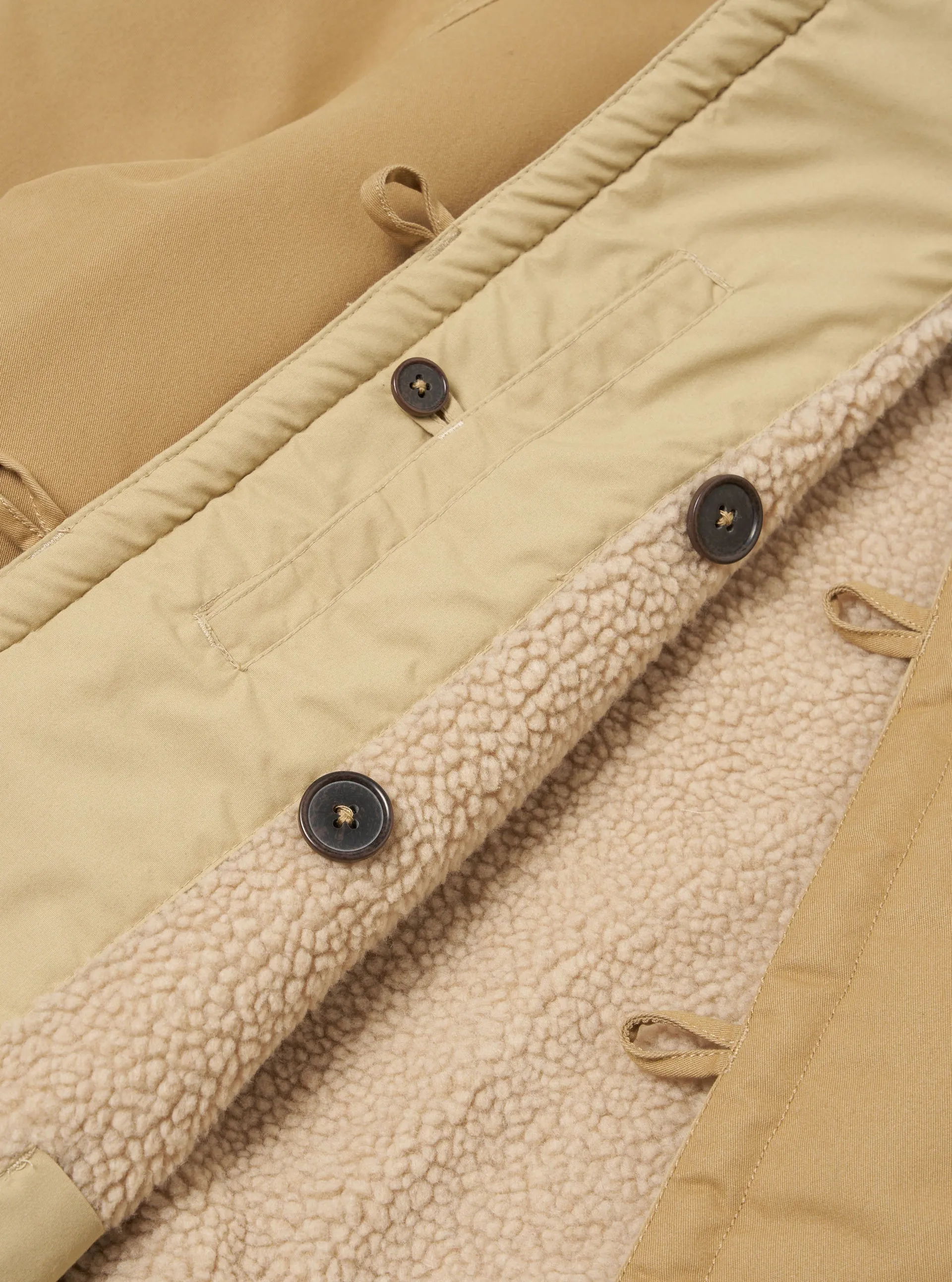 Universal Works - Reversible Mackinaw Jacket - Sand