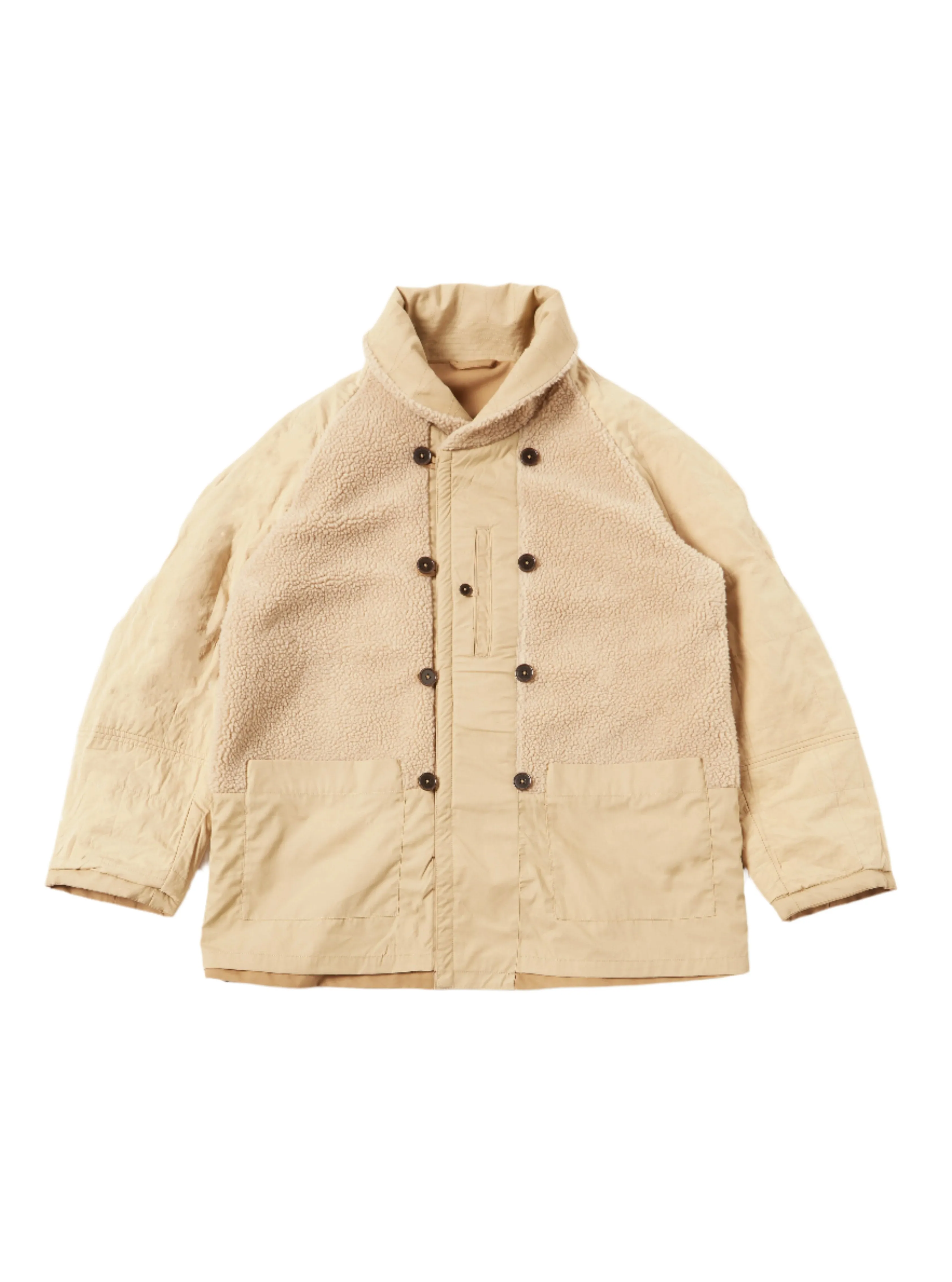 Universal Works - Reversible Mackinaw Jacket - Sand