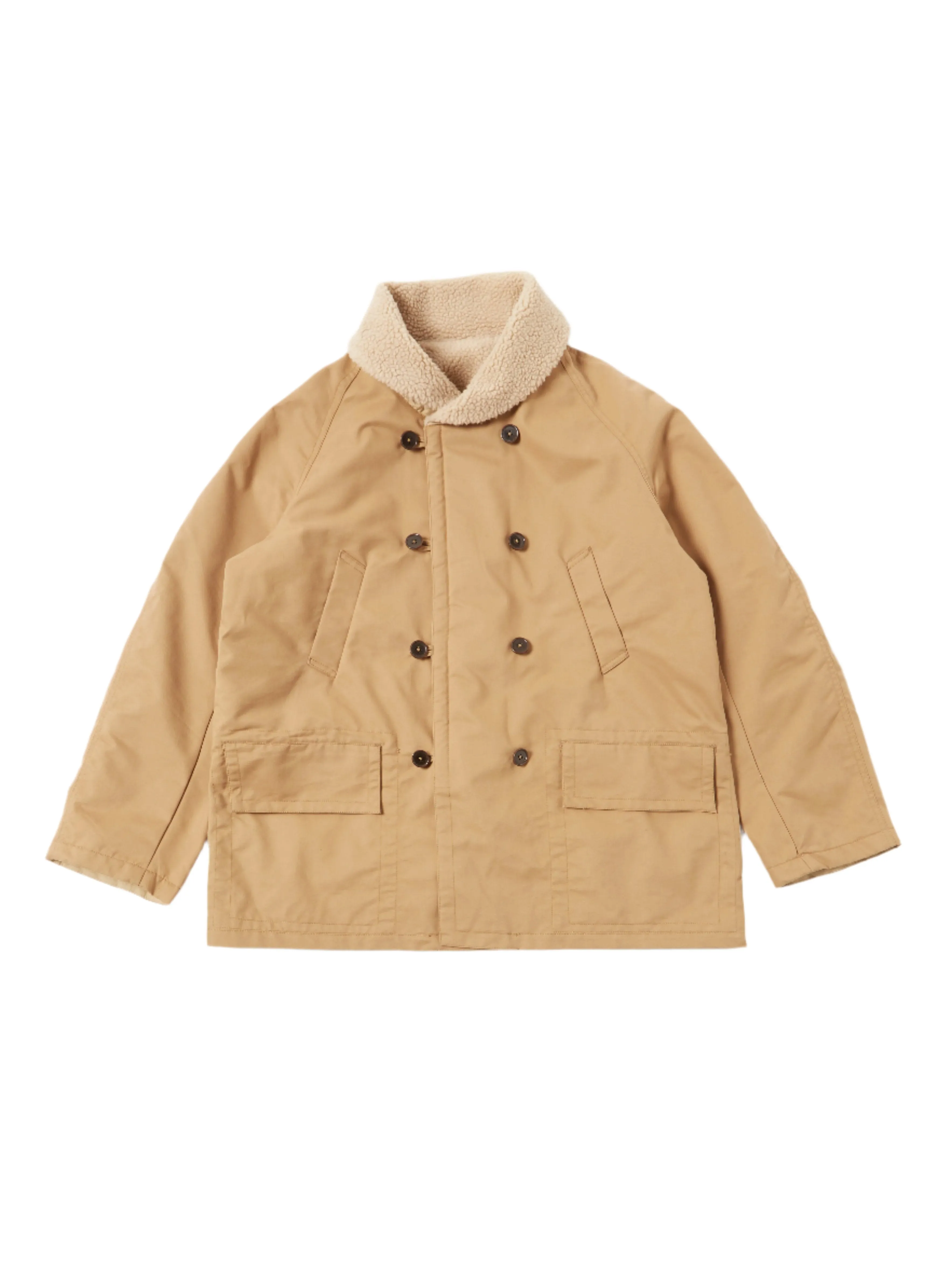 Universal Works - Reversible Mackinaw Jacket - Sand