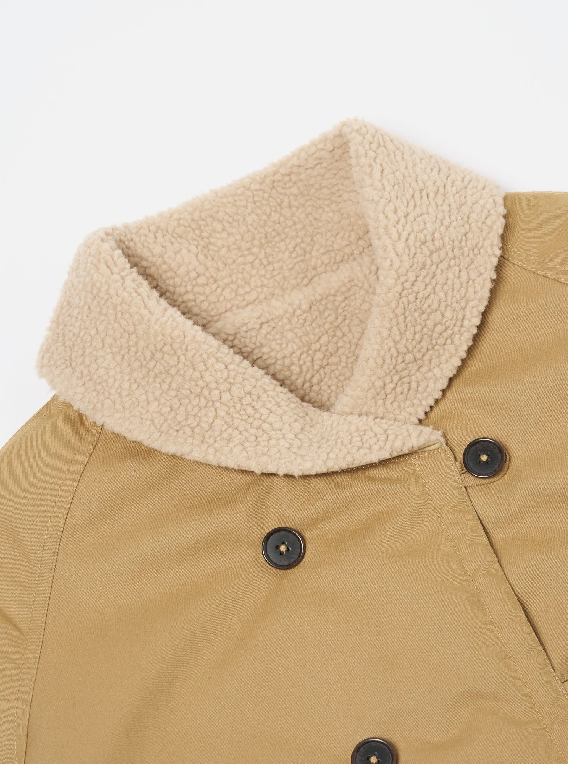 Universal Works - Reversible Mackinaw Jacket - Sand