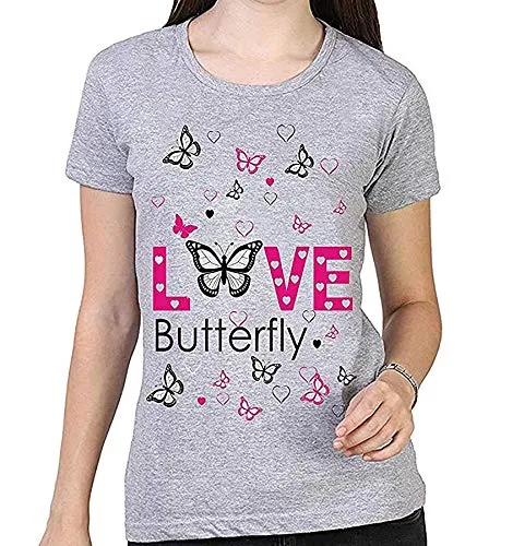 VEERAA CLOTHING Womens Regular Fit Half Sleeve Red,Black,Grey,Royal Blue T Shirt Pack of 4