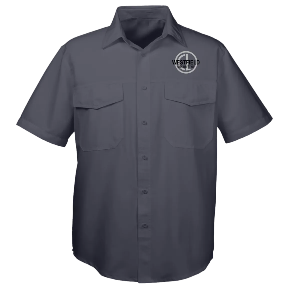 wade413 Harriton Mens Key West Short Sleeve Staff Shirt