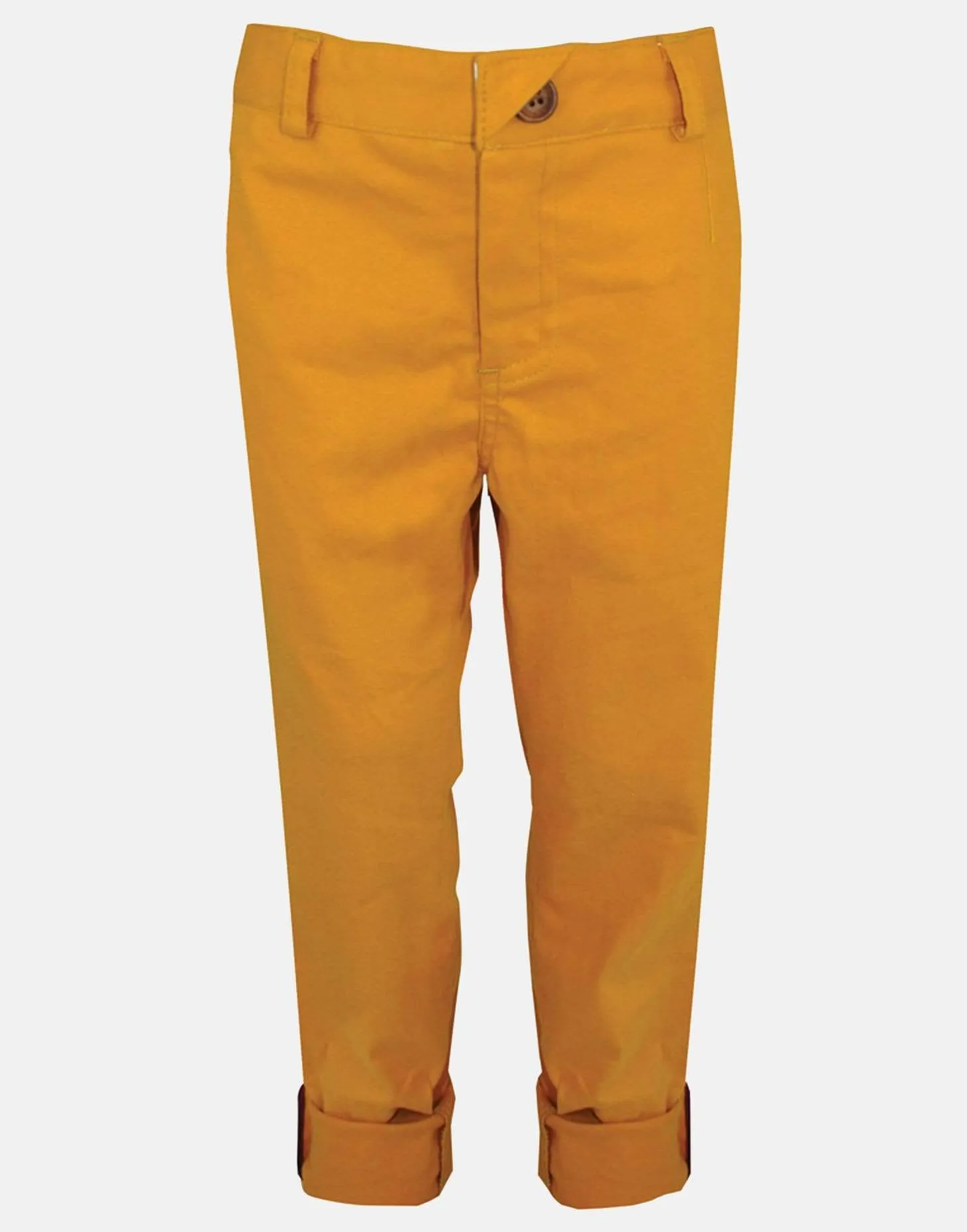 Walter: Mustard textured trouser