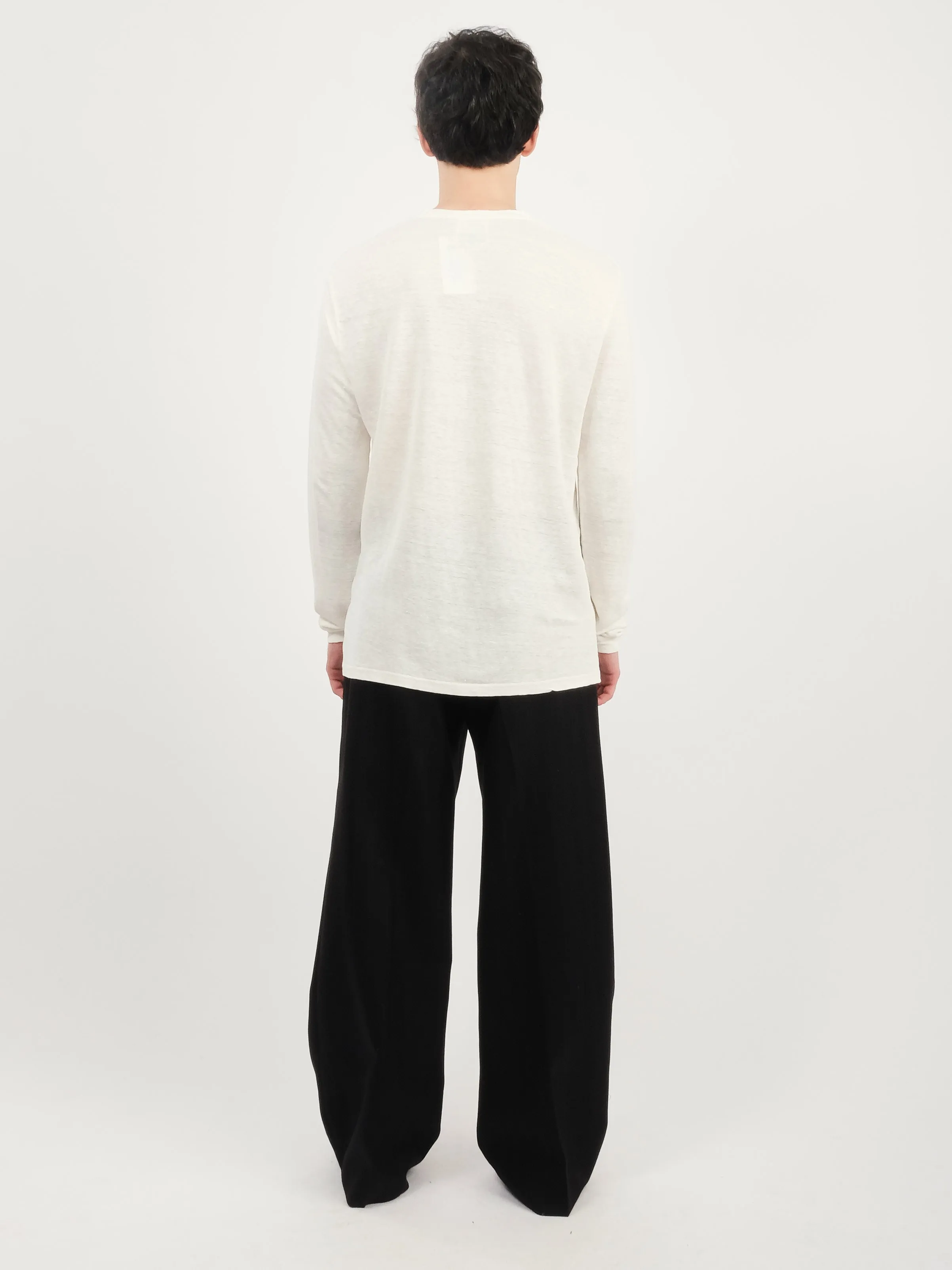 Washed White Mana 10 Long Sleeve Tee