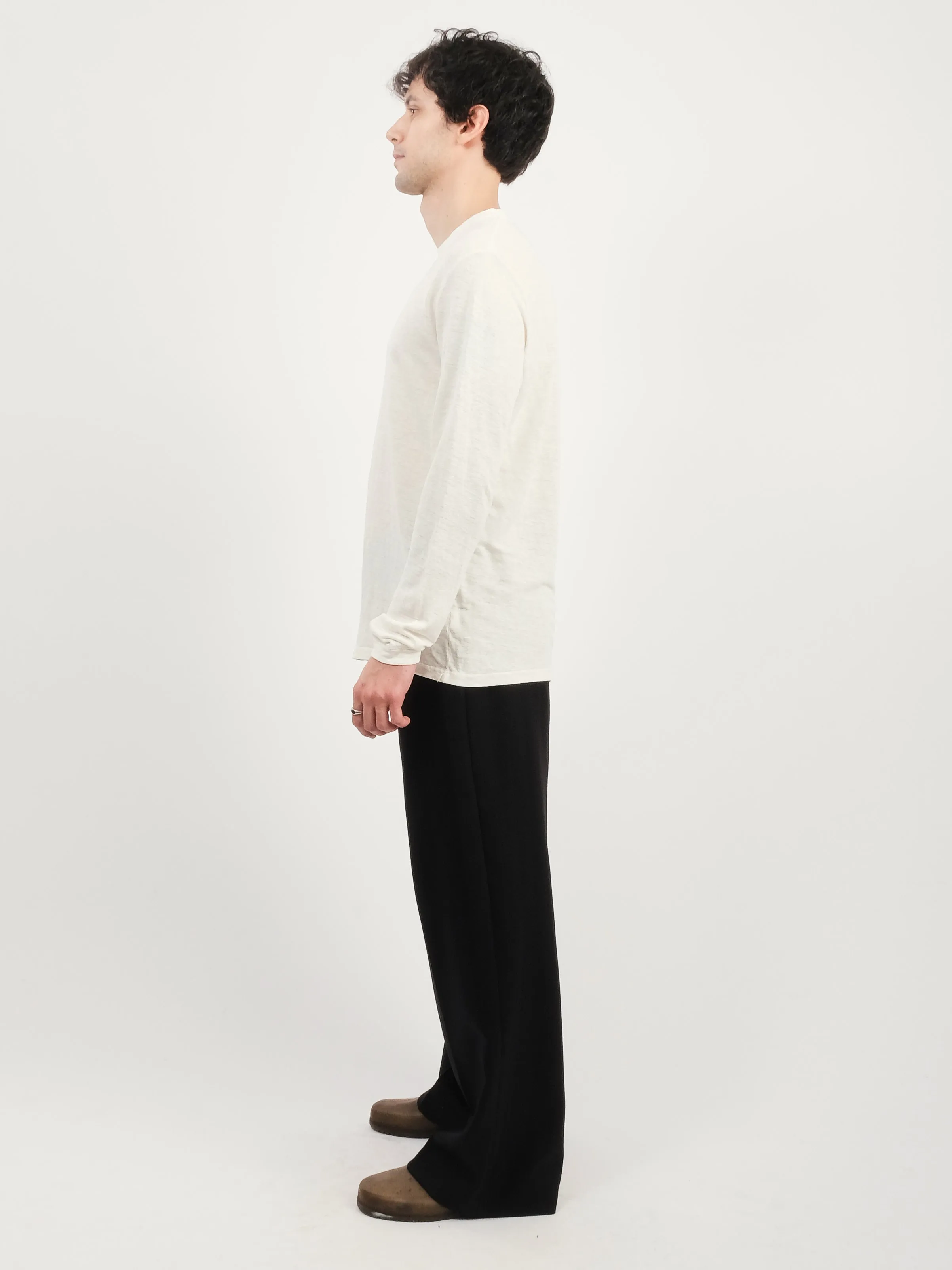 Washed White Mana 10 Long Sleeve Tee