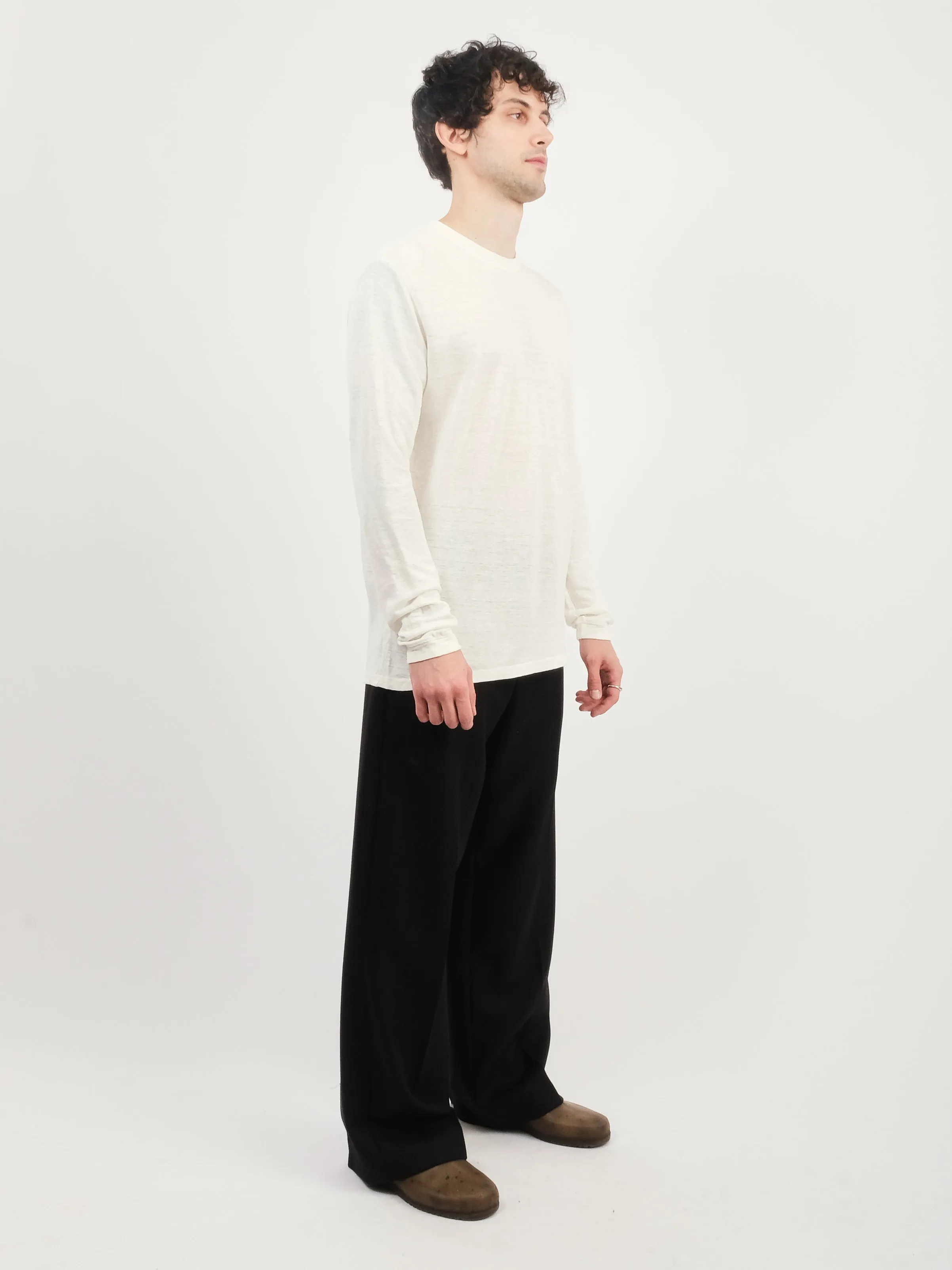 Washed White Mana 10 Long Sleeve Tee