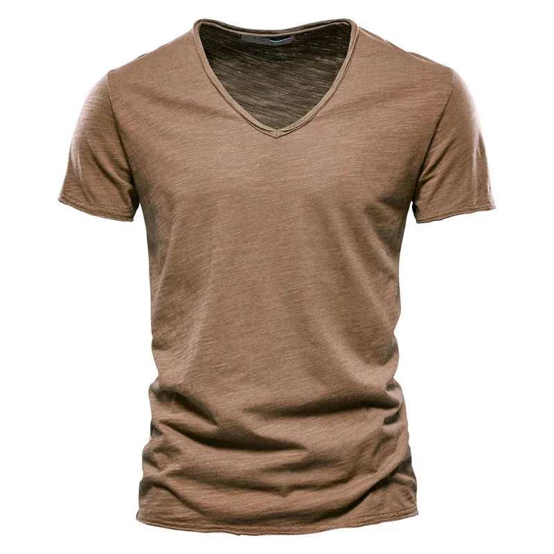 West Louis™ V-Neck Fashion Design Cotton Tee
