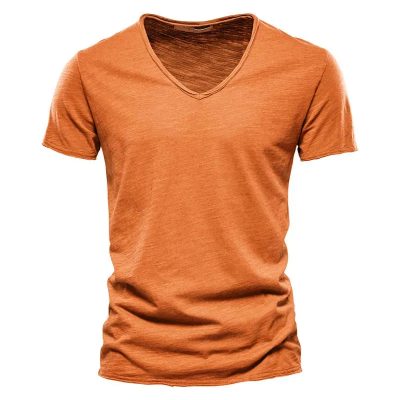West Louis™ V-Neck Fashion Design Cotton Tee