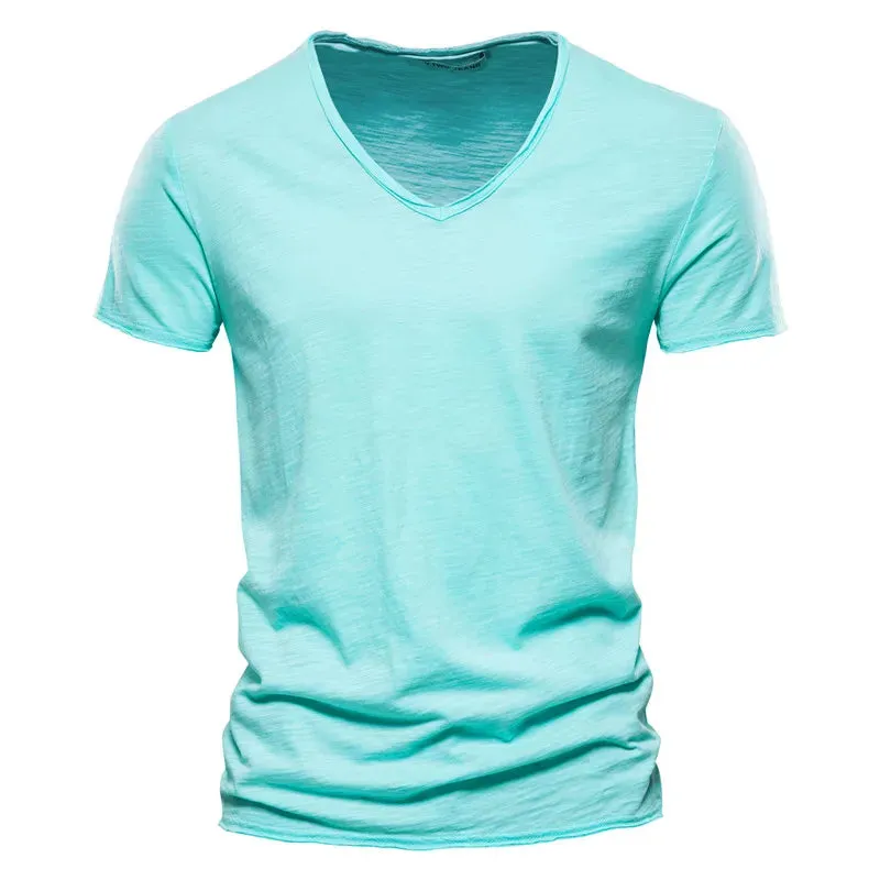 West Louis™ V-Neck Fashion Design Cotton Tee