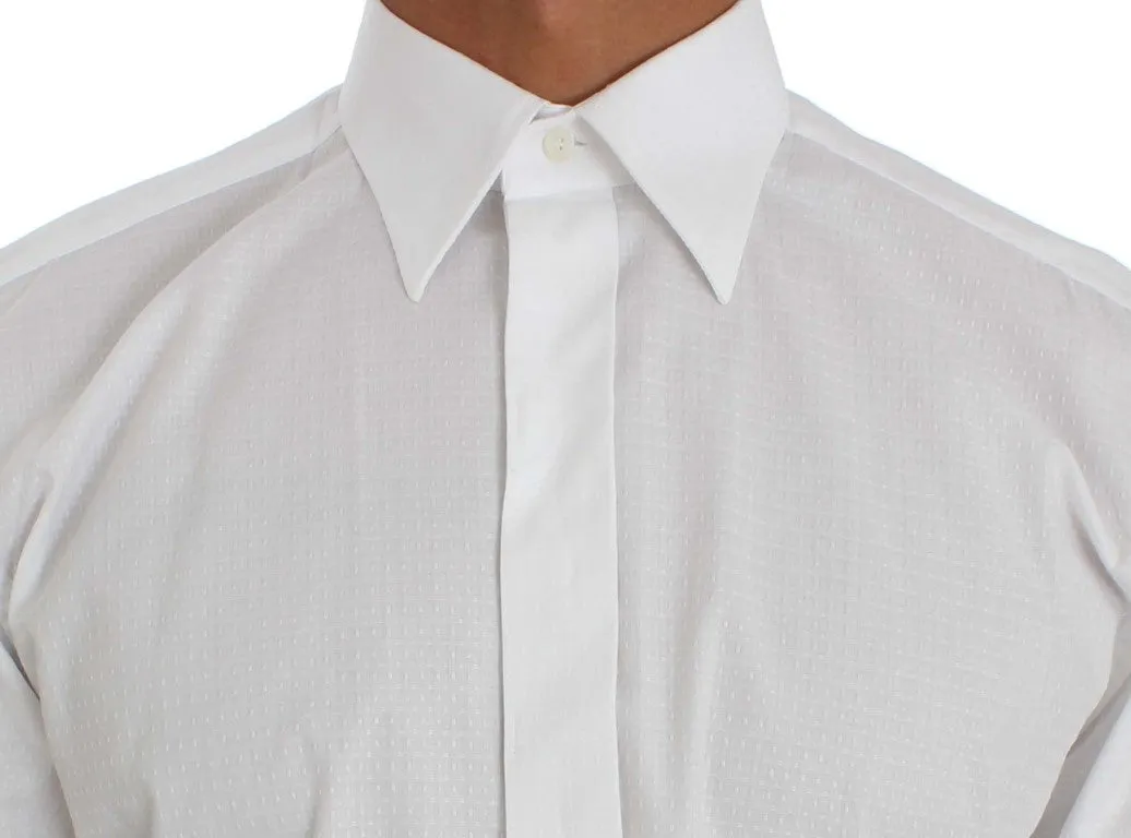 White Cotton Dress MARTINI Slim Fit Shirt