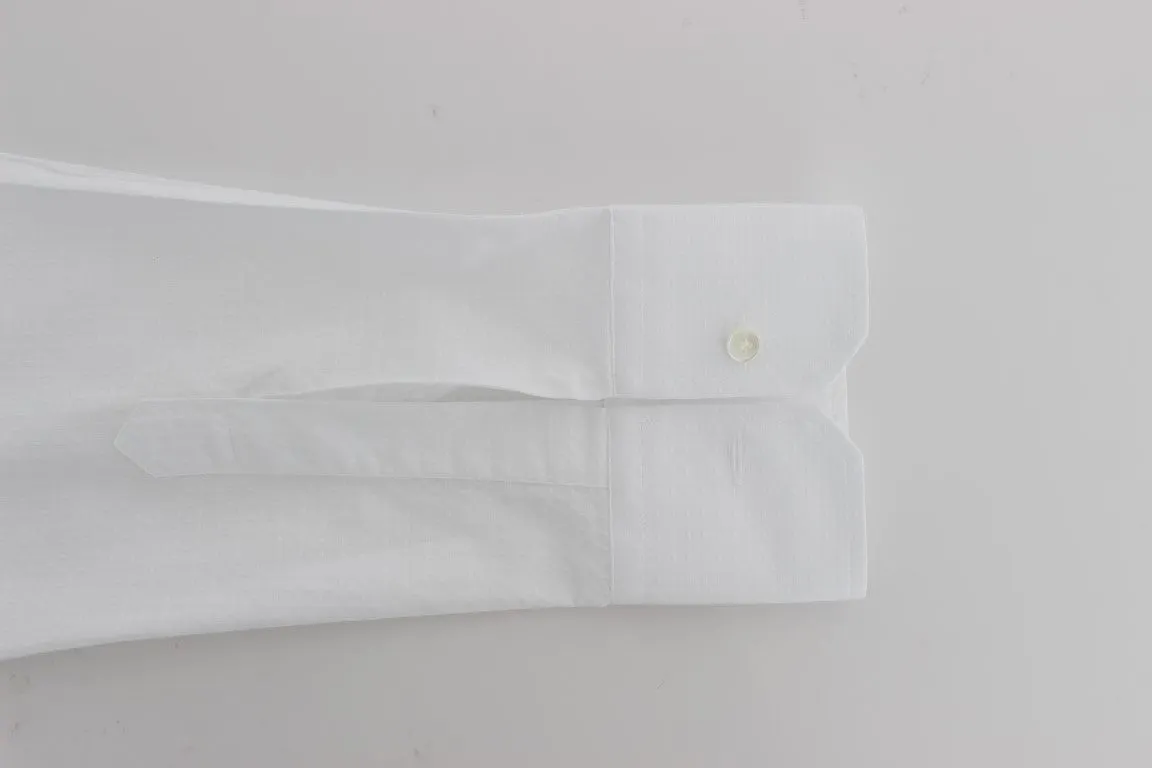White Cotton Dress MARTINI Slim Fit Shirt