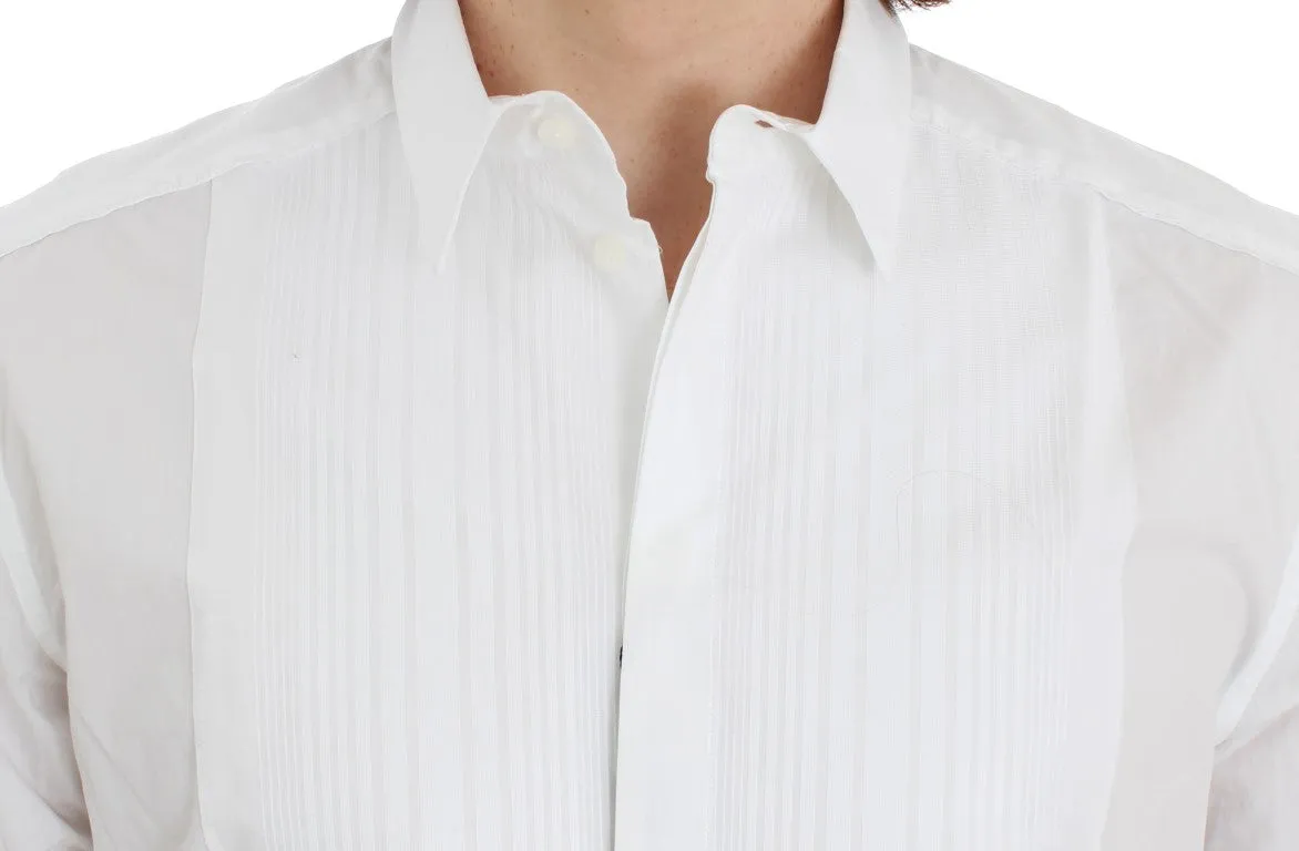 White Cotton Slim Fit GOLD Shirt